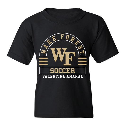 Wake Forest - NCAA Women's Soccer : Valentina Amaral - Classic Fashion Shersey Youth T-Shirt