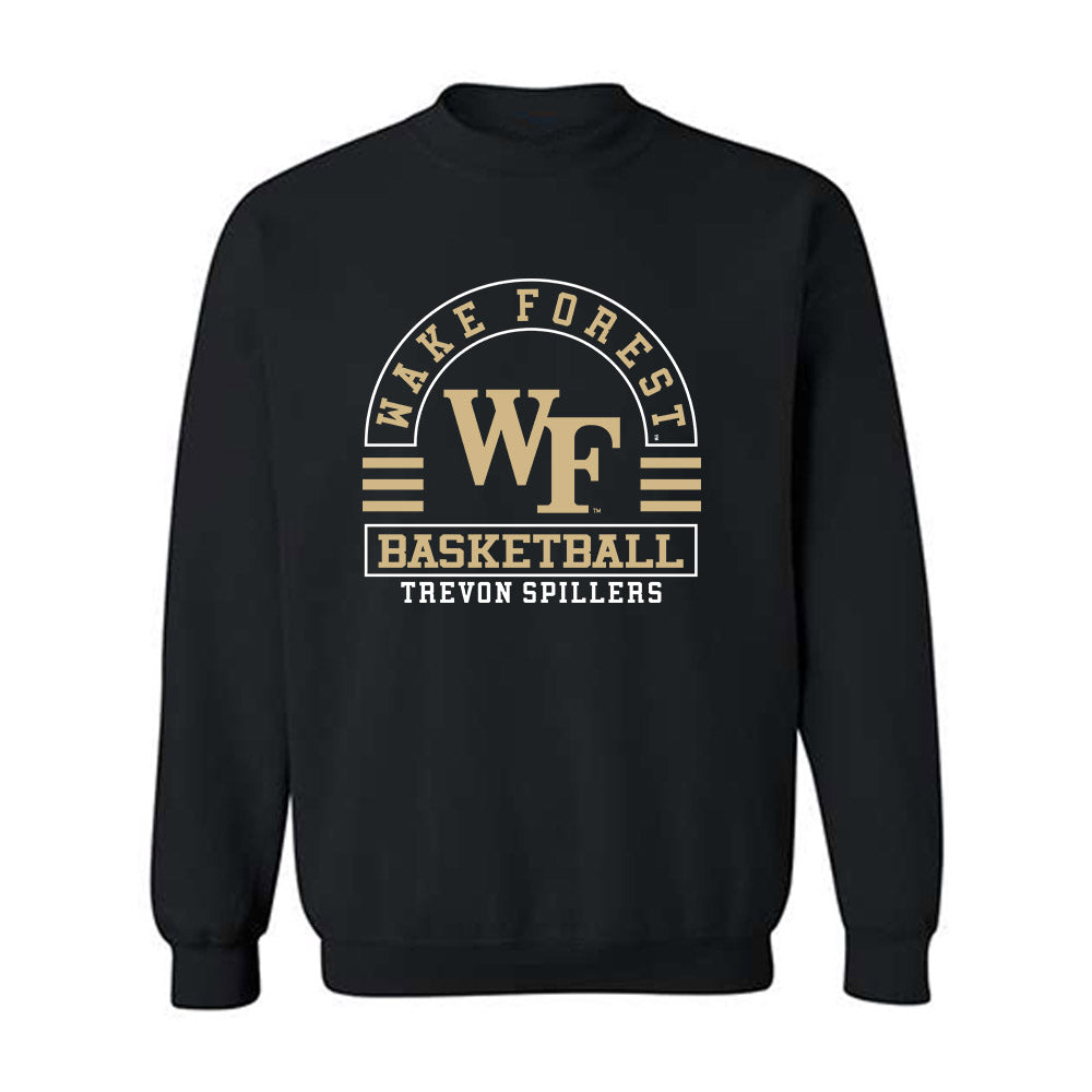 Wake Forest - NCAA Men's Basketball : Trevon Spillers - Classic Fashion Shersey Crewneck Sweatshirt