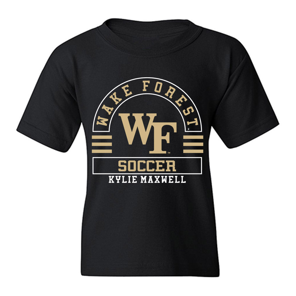Wake Forest - NCAA Women's Soccer : Kylie Maxwell - Classic Fashion Shersey Youth T-Shirt-0