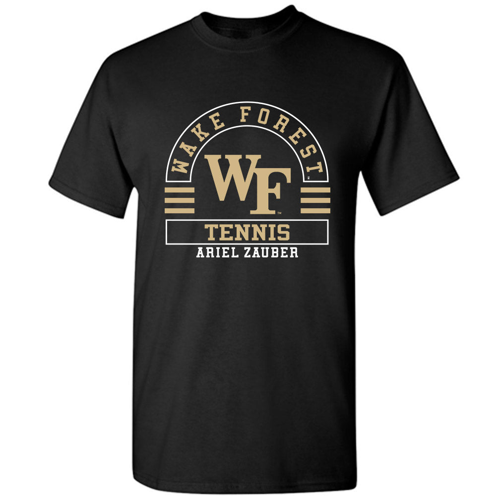 Wake Forest - NCAA Men's Tennis : Ariel Zauber - Classic Fashion Shersey T-Shirt-0