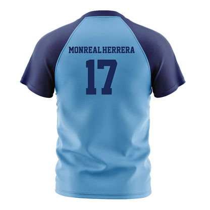 Marquette - NCAA Men's Soccer : Jonathan Monreal-Herrera - Blue Soccer Jersey-1