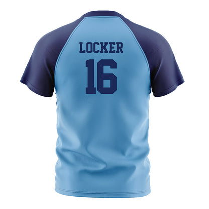 Marquette - NCAA Men's Soccer : Grant Locker - Blue Soccer Jersey