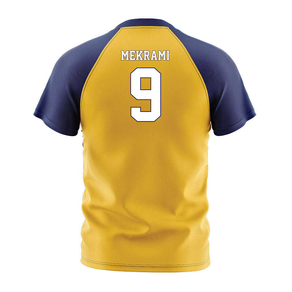 Marquette - NCAA Men's Soccer : Adam Mekrami - Gold Soccer Jersey-1