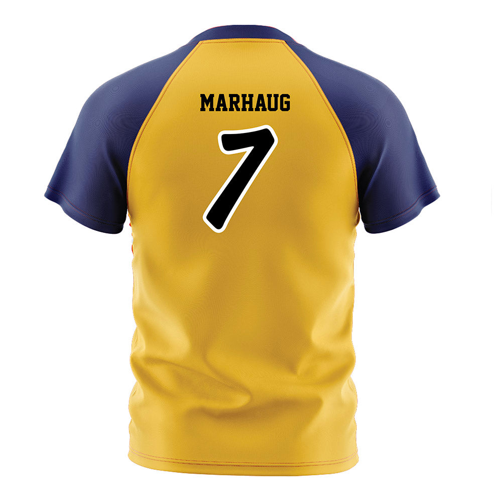 Marquette - NCAA Women's Soccer : Ida Marhaug - Gold Soccer Jersey-1