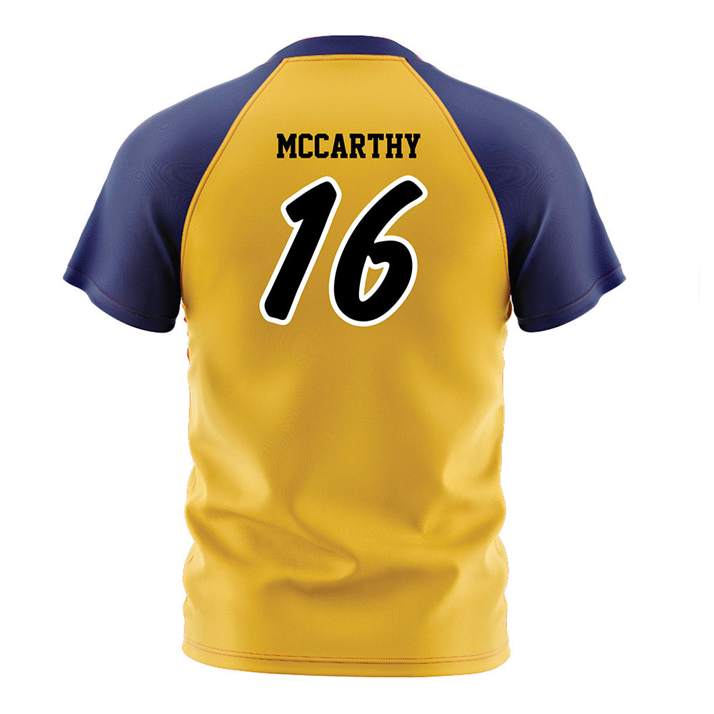 Marquette - NCAA Women's Soccer : Emily McCarthy - Gold Soccer Jersey