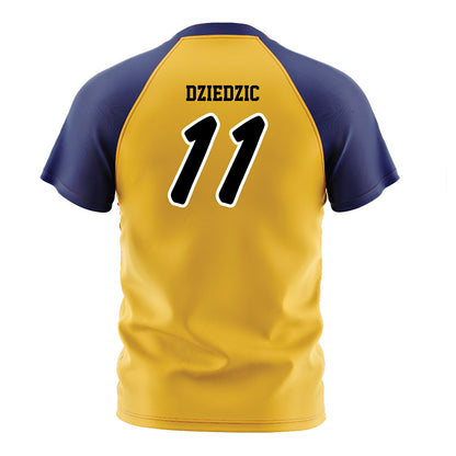 Marquette - NCAA Women's Soccer : Paige Dziedzic - Gold Soccer Jersey-1