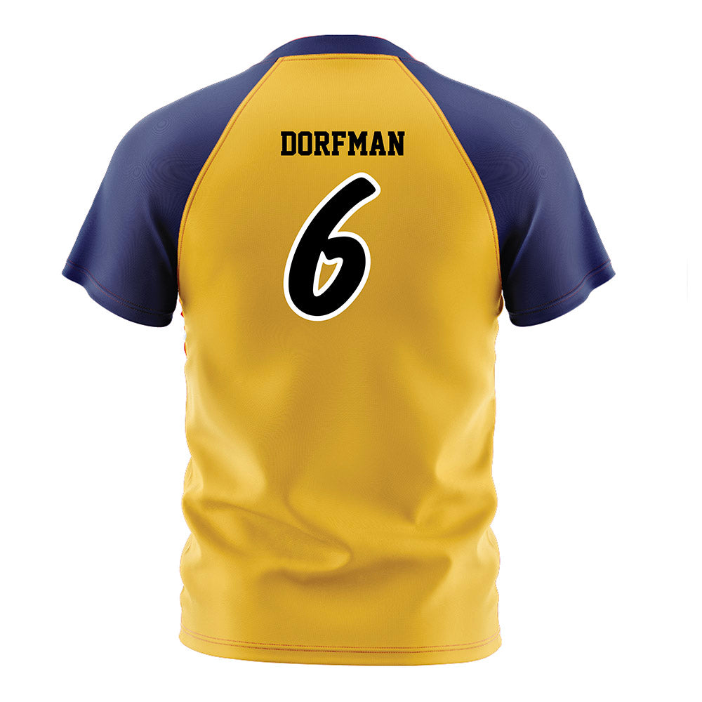 Marquette - NCAA Women's Soccer : Coco Dorfman - Gold Soccer Jersey-1