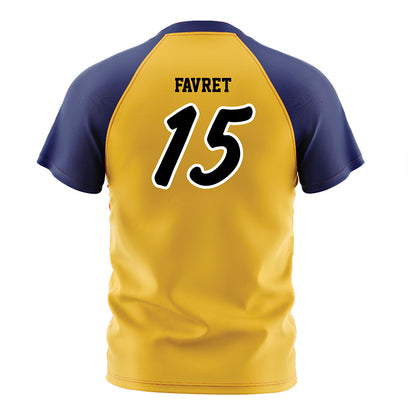 Marquette - NCAA Women's Soccer : Cecilia Favret - Gold Soccer Jersey