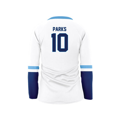 Marquette - NCAA Women's Volleyball : Emma Parks - White Volleyball Jersey-1
