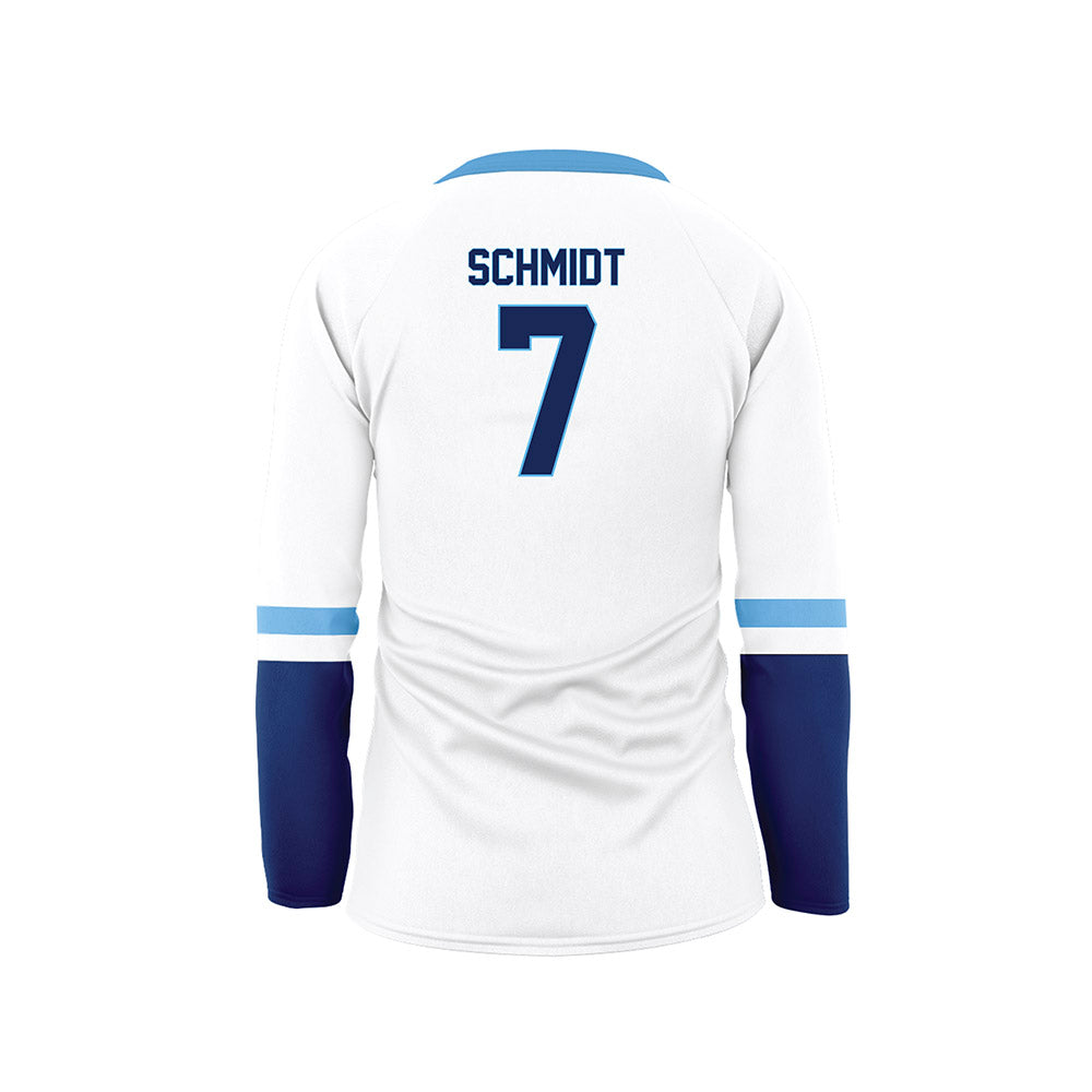 Marquette - NCAA Women's Volleyball : Keira Schmidt - White Volleyball Jersey-1