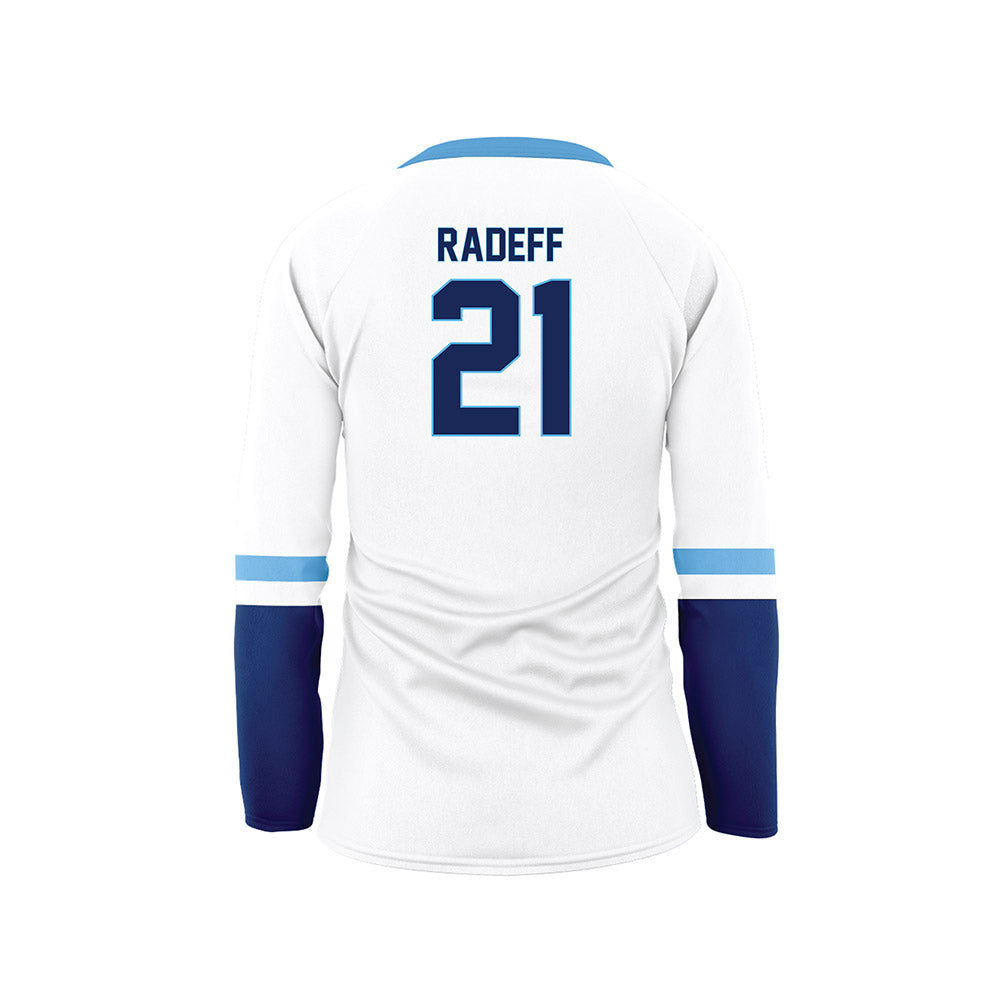 Marquette - NCAA Women's Volleyball : Elena Radeff - White Volleyball Jersey-1