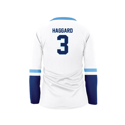 Marquette - NCAA Women's Volleyball : Isabela Haggard - White Volleyball Jersey-1