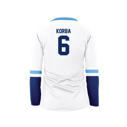 Marquette - NCAA Women's Volleyball : Alexandra Korba - White Volleyball Jersey-1