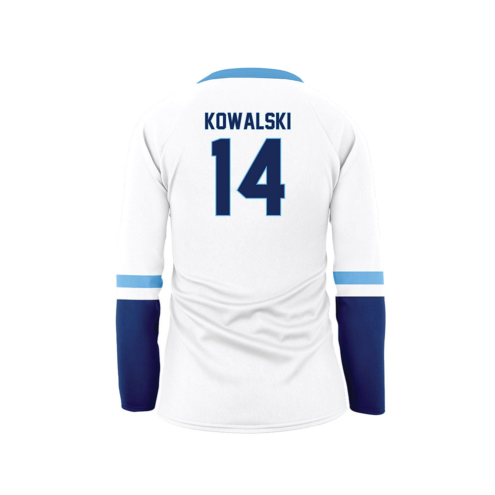 Marquette - NCAA Women's Volleyball : Annika Kowalski - White Volleyball Jersey-1
