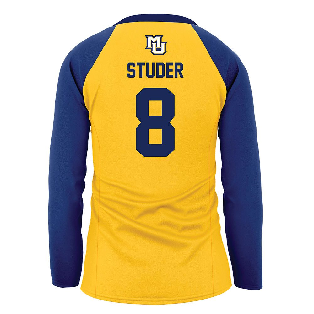 Marquette - NCAA Women's Volleyball : Adriana Studer - Volleyball Jersey