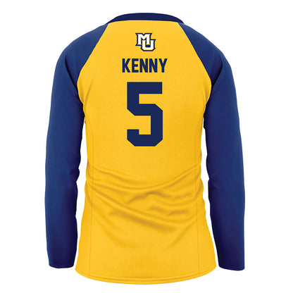 Marquette - NCAA Women's Volleyball : Calli Kenny - Gold Volleyball Jersey