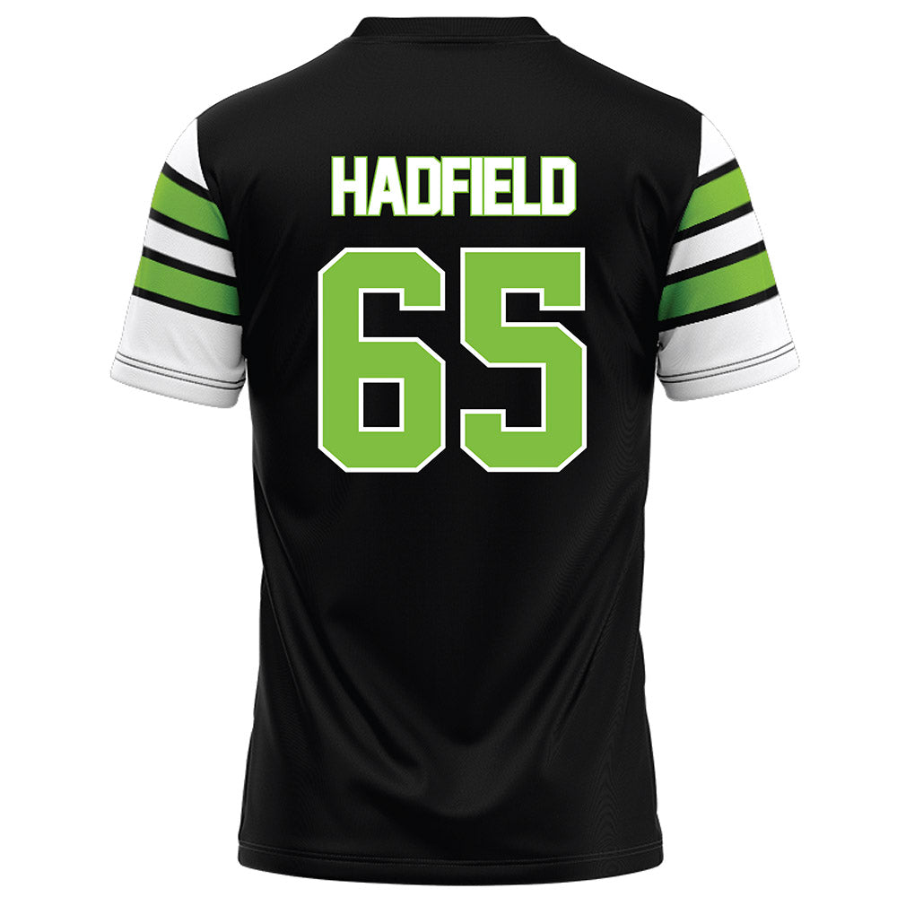 UAB - NCAA Football : Tennyson Hadfield - Black Football Jersey