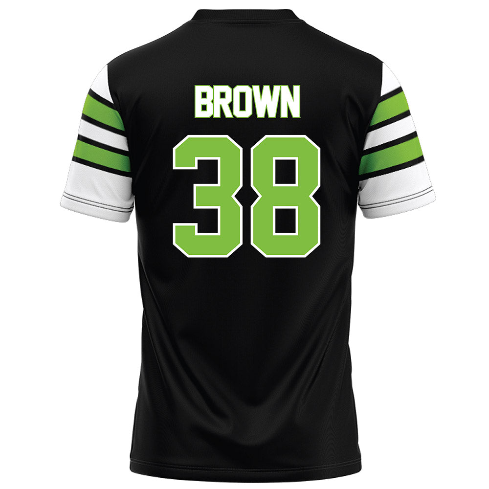 UAB - NCAA Football : Tyderick Brown - Black Football Jersey