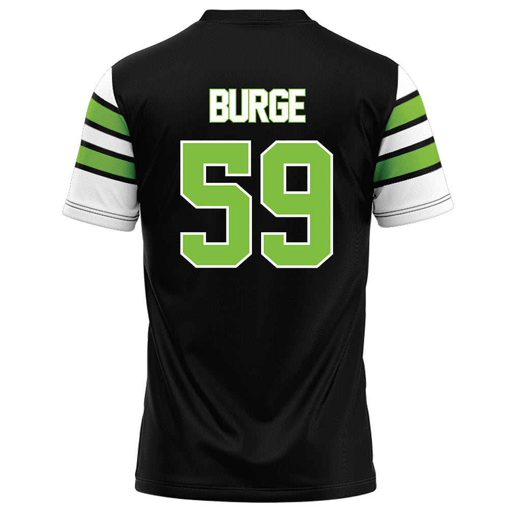 UAB - NCAA Football : Ch Burge - Black Football Jersey-1