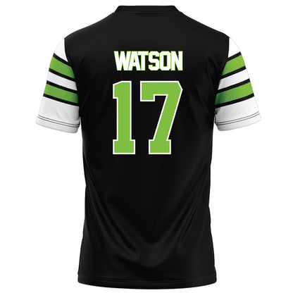 UAB - NCAA Football : Tariq Watson - Black Football Jersey