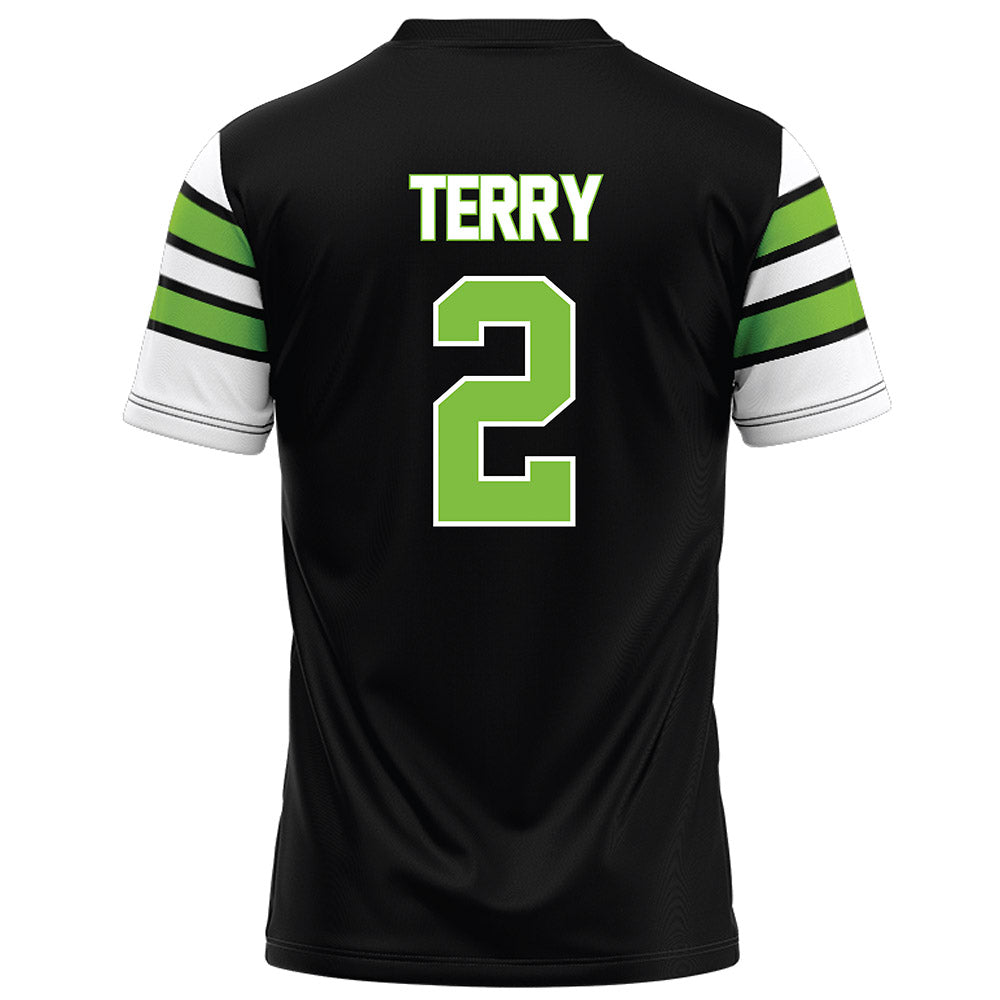 UAB - NCAA Football : Yusuf Terry - Black Football Jersey