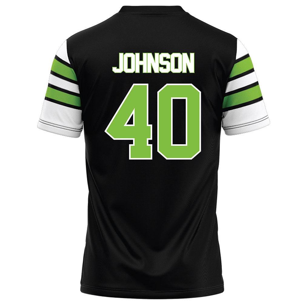 UAB - NCAA Football : Brayden Johnson - Black Football Jersey