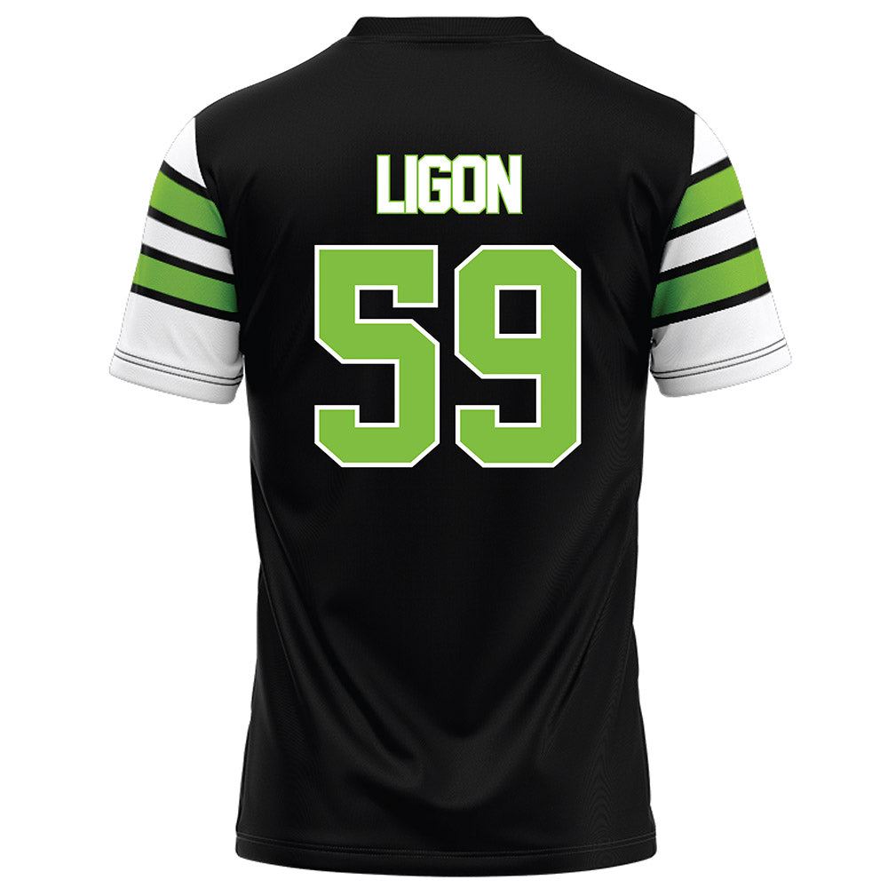 UAB - NCAA Football : Jaden Ligon - Black Football Jersey