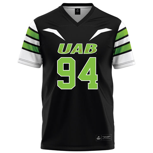 UAB - NCAA Football : James Steel - Black Football Jersey-0