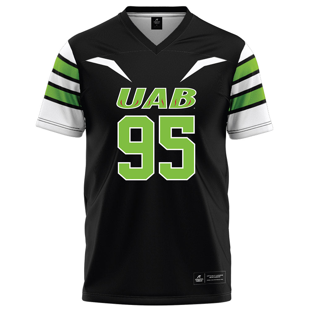 UAB - NCAA Football : Derrick Shepard Jr - Black Football Jersey