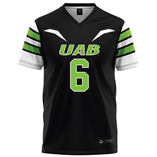 UAB - NCAA Football : Brandon Hawkins Jr - Black Football Jersey-0