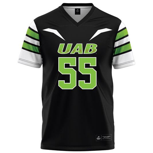 UAB - NCAA Football : JaSire Peterson - Black Football Jersey-0