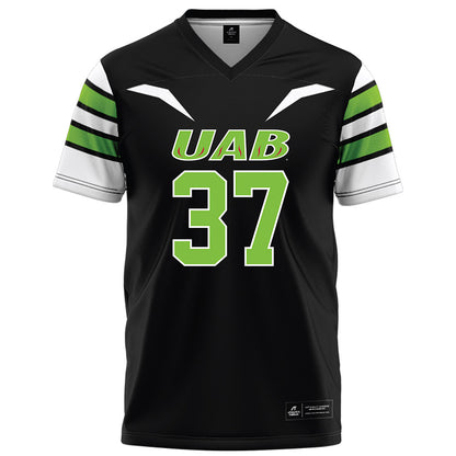 UAB - NCAA Football : Love Kirby - Black Football Jersey-0