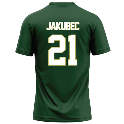 UAB - NCAA Football : Troy Jakubec - Green Football Jersey