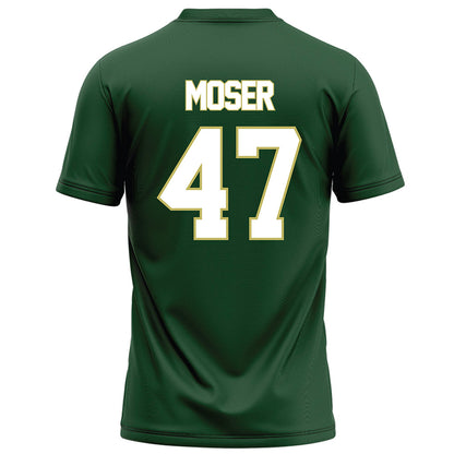  - NCAA Football : Caleb Moser - Green Football Jersey-1