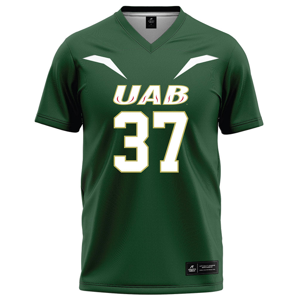 UAB - NCAA Football : Love Kirby - Green Football Jersey-0