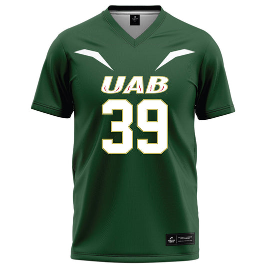 UAB - NCAA Football : Nacari Johnson - Green Football Jersey