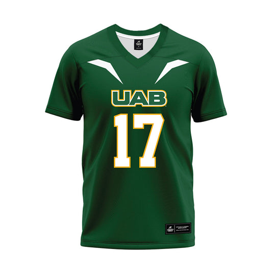 UAB - NCAA Football : Brogan McNab - Green Football Jersey-0
