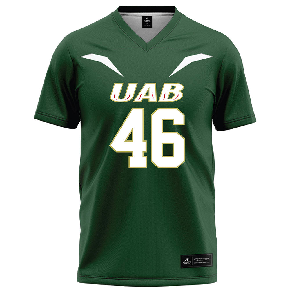  - NCAA Football : Wyatt Martin - Green Football Jersey-0