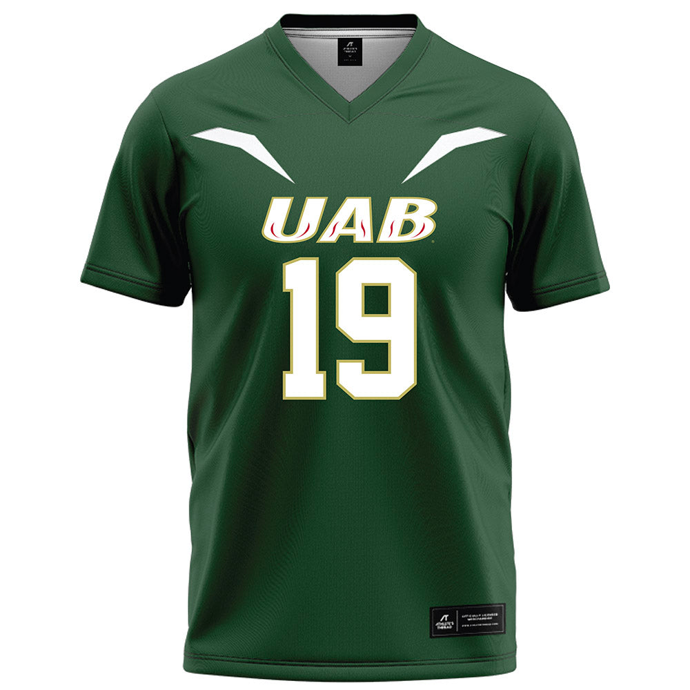 UAB - NCAA Football : Demarcus Smith - Green Football Jersey