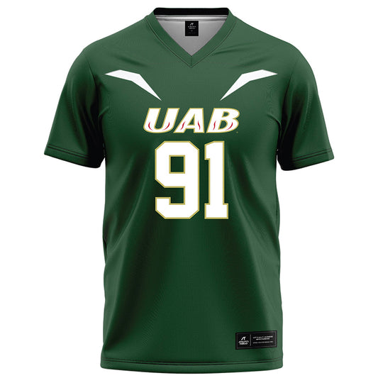 UAB - NCAA Football : Antavious Elder - Green Football Jersey