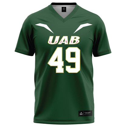 UAB - NCAA Football : Jacoby Bridges - Green Football Jersey