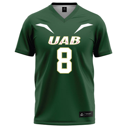 UAB - NCAA Football : Kameran Shanks - Green Football Jersey