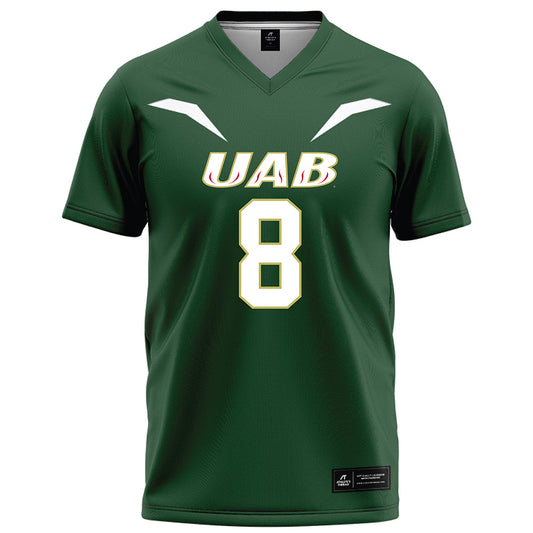 UAB - NCAA Football : Kameran Shanks - Green Football Jersey