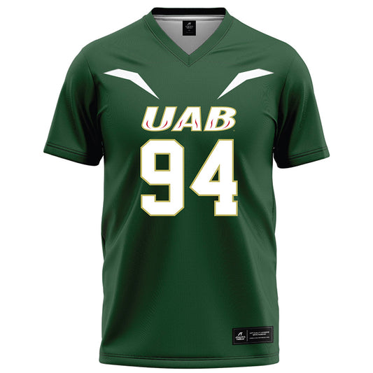 UAB - NCAA Football : James Steel - Green Football Jersey-0