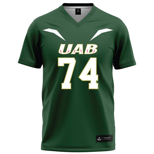 UAB - NCAA Football : Barry Walker - Green Football Jersey