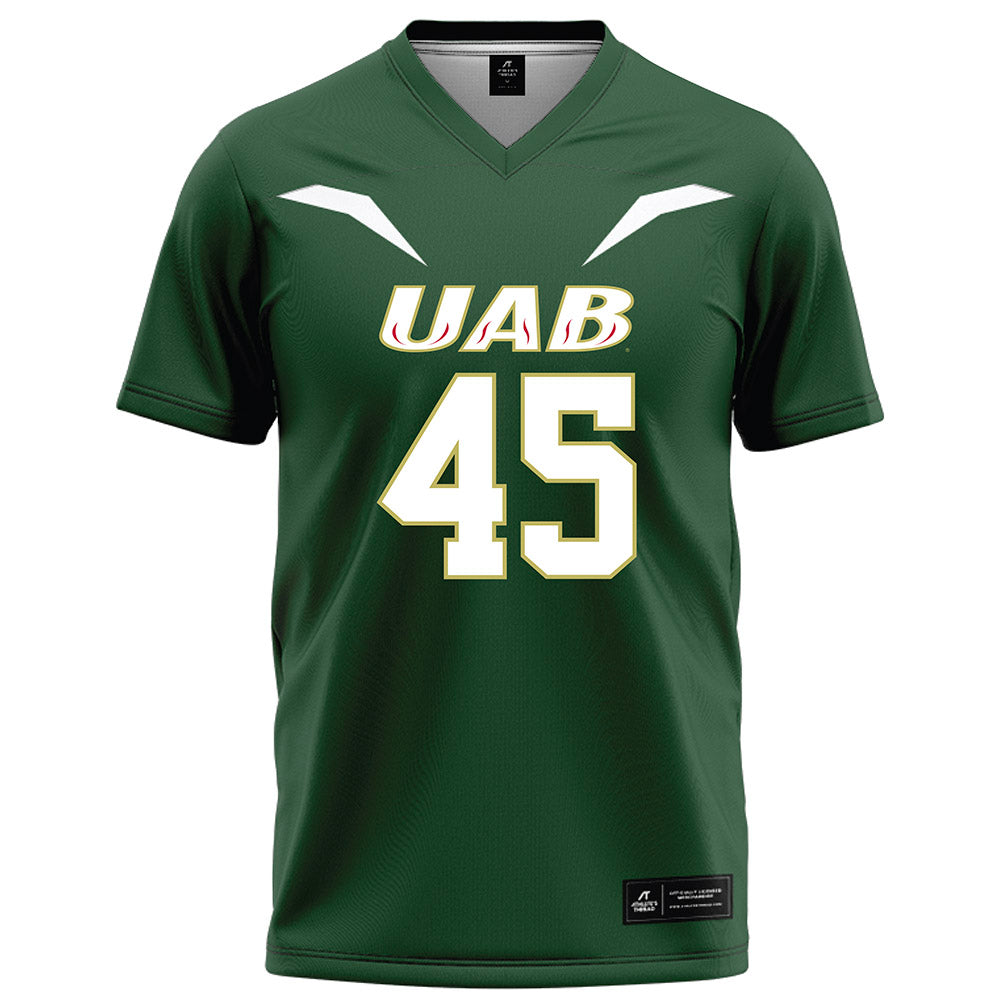 UAB - NCAA Football : Freddie Owens - Green Football Jersey-0
