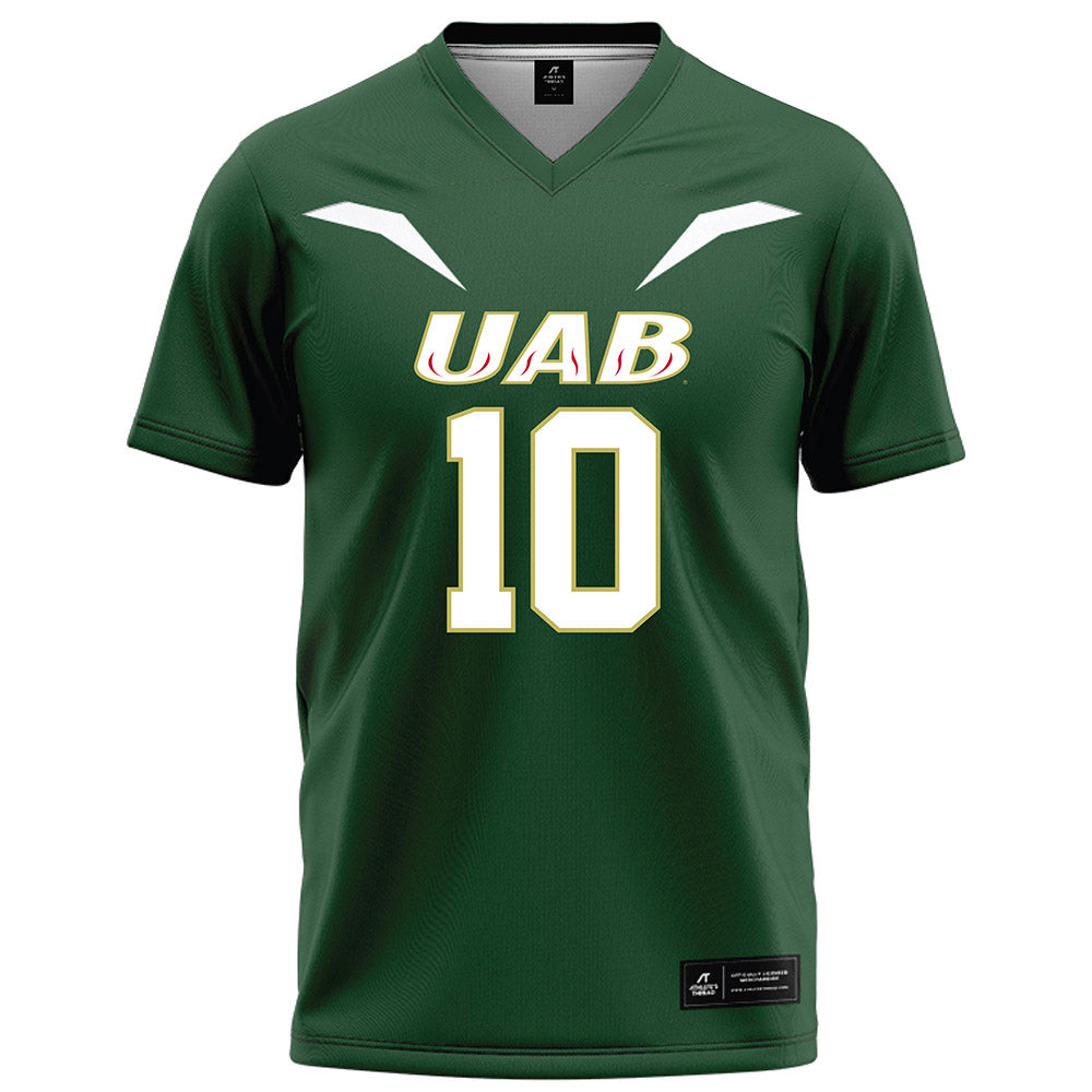 UAB - NCAA Football : Cameron Jennings - Green Football Jersey