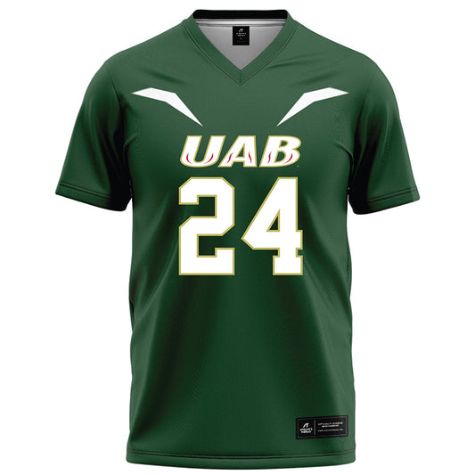 UAB - NCAA Football : Gage Messick - Green Football Jersey-0
