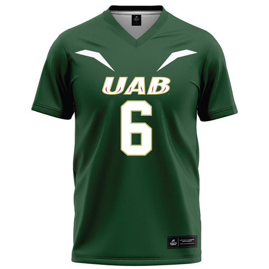 UAB - NCAA Football : Brandon Hawkins Jr - Green Football Jersey-0