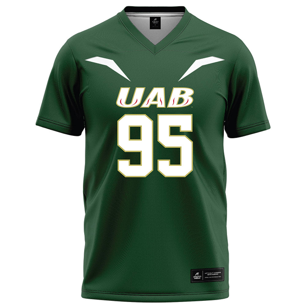 UAB - NCAA Football : Derrick Shepard Jr - Green Football Jersey